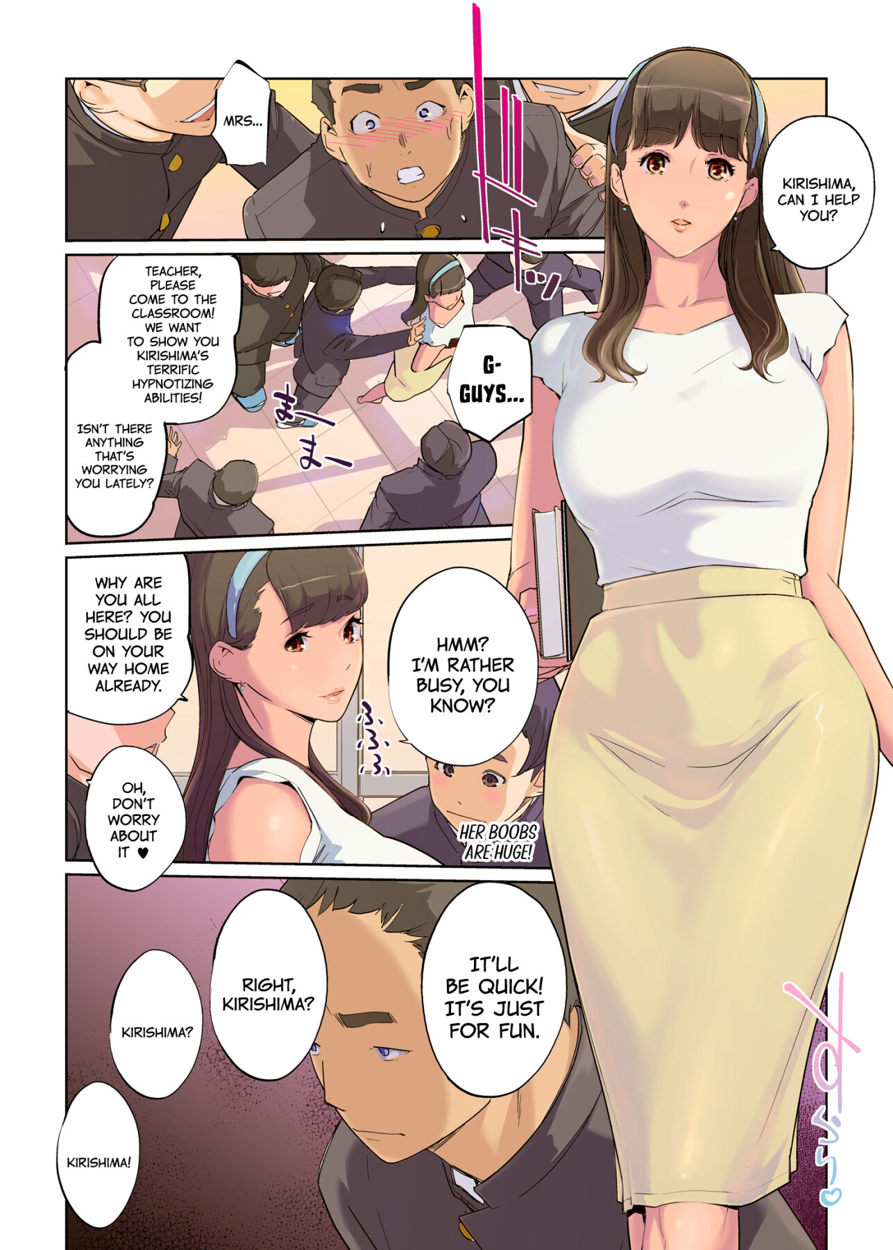 Hentai Manga Comic-SEX, classroom, male student and female teacher-Read-6